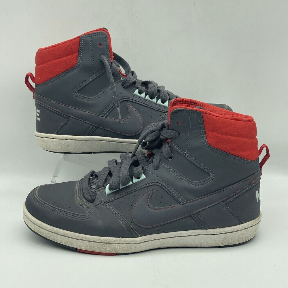 Nike Women's Delta Lite Mid 386112-014 size 9 grey with red
